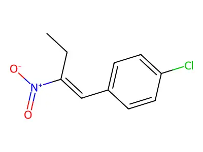 Benzene,1-chloro-4-(2-nitro-1-buten-1-YL)- structure