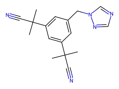 阿那曲唑 structure
