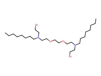 6,9-Dioxa-3,12-diazatetradecane-1,14-diol, 3,12-dioctyl- structure