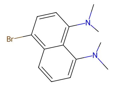 1,8-Naphthalenediamine, 4-bromo-N,N,N',N'-tetramethyl- structure