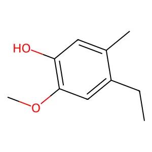 4-Ethyl-2-methoxy-5-methylphenol structure