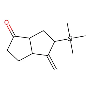 4-Methylene-5-(trimethylsilyl)hexahydro-1(2H)-pentalenone structure
