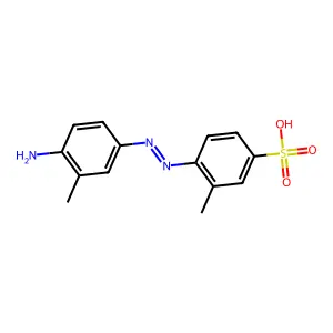 4-[2-(4-Amino-3-methylphenyl)diazenyl]-3-methylbenzenesulfonic acid structure