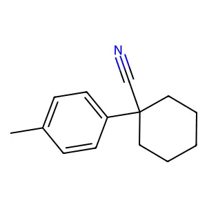 1-(4-Methylphenyl)cyclohexanecarbonitrile structure