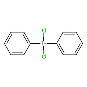 Diphenyltellurium dichloride structure