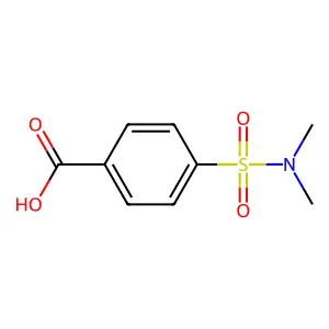 4-(二甲氨磺酰)苯甲酸 structure