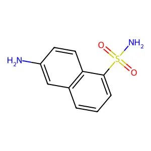 6-氨基-1-萘磺酰胺 structure