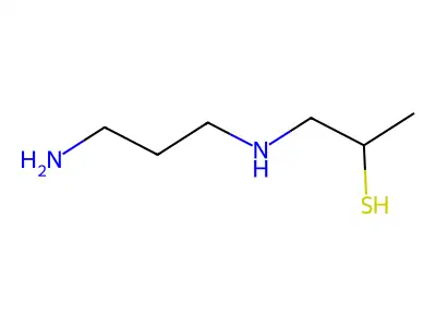 2-Propanethiol, 1-((3-aminopropyl)amino)- structure