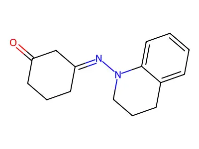 3-[(3,4-Dihydroquinolin-1(2H)-yl)imino]cyclohexan-1-one structure