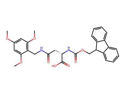 Fmoc-Asn(Tmob)-OH structure