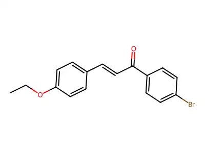 1-(4-Bromophenyl)-3-(4-ethoxyphenyl)prop-2-en-1-one structure