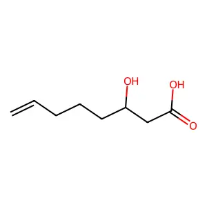 3-羟基-7-辛烯酸 structure