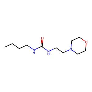 1-Butyl-3-(2-morpholinoethyl)urea structure