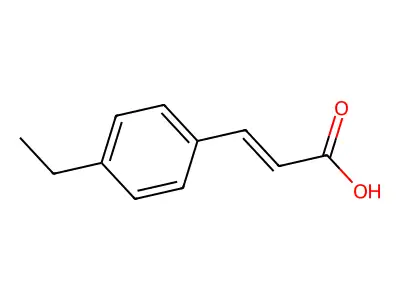 3-(4-ethylphenyl)prop-2-enoic Acid structure