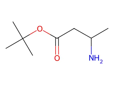 1,1-Dimethylethyl (3R)-3-aminobutanoate structure