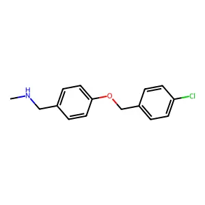 N-{4-[(4-chlorobenzyl)oxy]benzyl}-N-methylamine structure