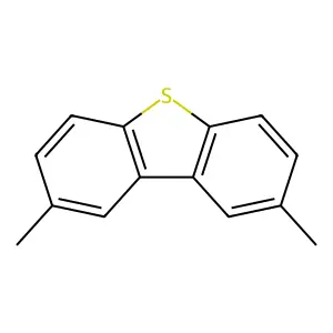 2,8-Dimethyldibenzothiophene structure