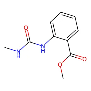 Methyl 2-[(methylcarbamoyl)amino]benzoate structure
