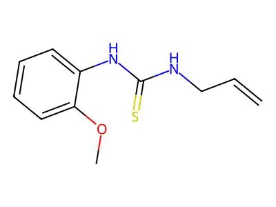 Urea, 1-allyl-3-(o-methoxyphenyl)-2-thio- structure