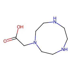 2-(1,4,7-三氮杂环壬烷-1-基)乙酸 structure