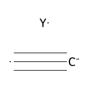 Yttrium carbide (YC2) structure
