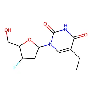 3'-FddEtU (alpha) structure