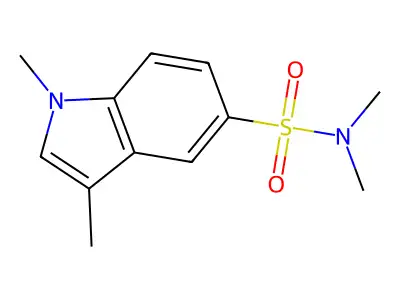 1H-Indole-5-sulfonamide, N,N,1,3-tetramethyl- structure