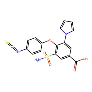 4-Isothiocyanate-piretanide structure