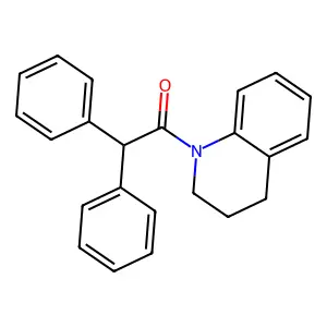 1-(Diphenylacetyl)-1,2,3,4-tetrahydroquinoline structure