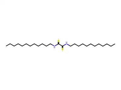 N,N'-Didodecyldithiooxamide structure