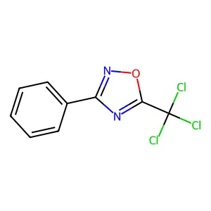 1,2,4-Oxadiazole, 3-phenyl-5-trichloromethyl- structure