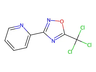 2-[5-(Trichloromethyl)-1,2,4-oxadiazol-3-yl]pyridine structure