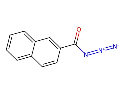 2-Naphthoyl azide structure