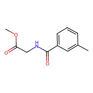 Methyl 2-[(3-methylphenyl)formamido]acetate structure