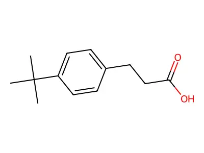 3-(4-Tert-butylphenyl)propanoic acid structure