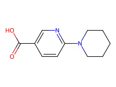 6-(Piperidin-1-yl)pyridine-3-carboxylic acid structure