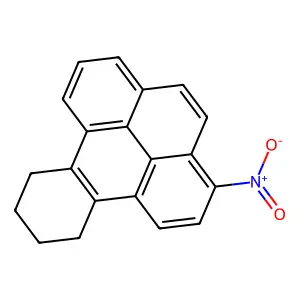 3-Nitro-9,10,11,12-tetrahydrobenzo(e)pyrene structure