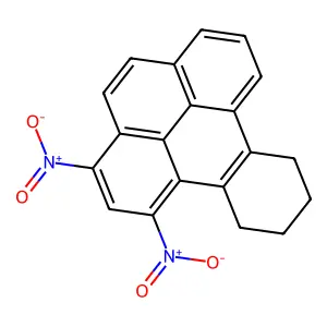 Benzo(e)pyrene, 9,10,11,12-tetrahydro-1,3-dinitro- structure