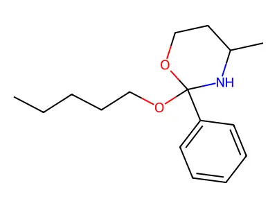 2-正戊氧基-2-苯基-4-甲基吗啉 structure