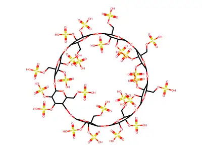 gamma-Cyclodextrin sulfate structure