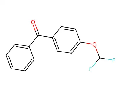 [4-(Difluoromethoxy)phenyl](phenyl)methanone structure