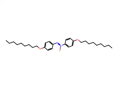 4,4'-Dinonyloxyazoxybenzene structure
