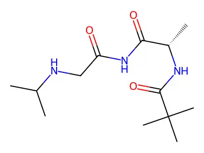 tert-Butoxycarbonyl-alanyl-glycyl-isopropylamide structure