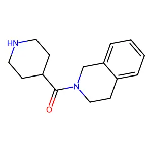 2-(Piperidin-4-ylcarbonyl)-1,2,3,4-tetrahydroisoquinoline structure