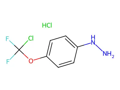 4-(Chlorodifluoromethoxy)phenylhydrazine structure