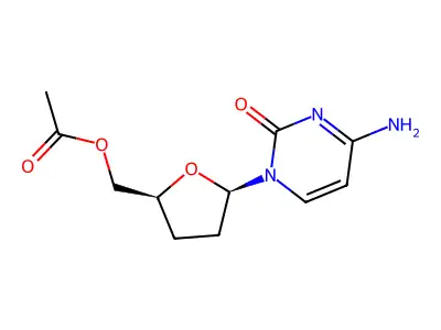 N4-benzoyl-2',3'-dideoxycytidine structure