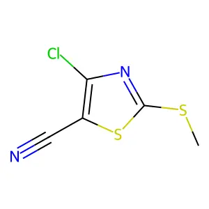 4-Chloro-2-(methylsulfanyl)-1,3-thiazole-5-carbonitrile structure