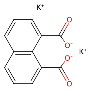 1,8-Naphthalenedicarboxylic acid, potassium salt (1:2) structure