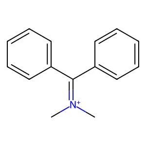 N,N-Dimethyl(diphenyl)methaniminium structure