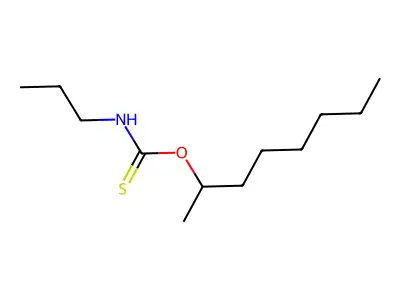 O-octan-2-yl N-propylcarbamothioate structure